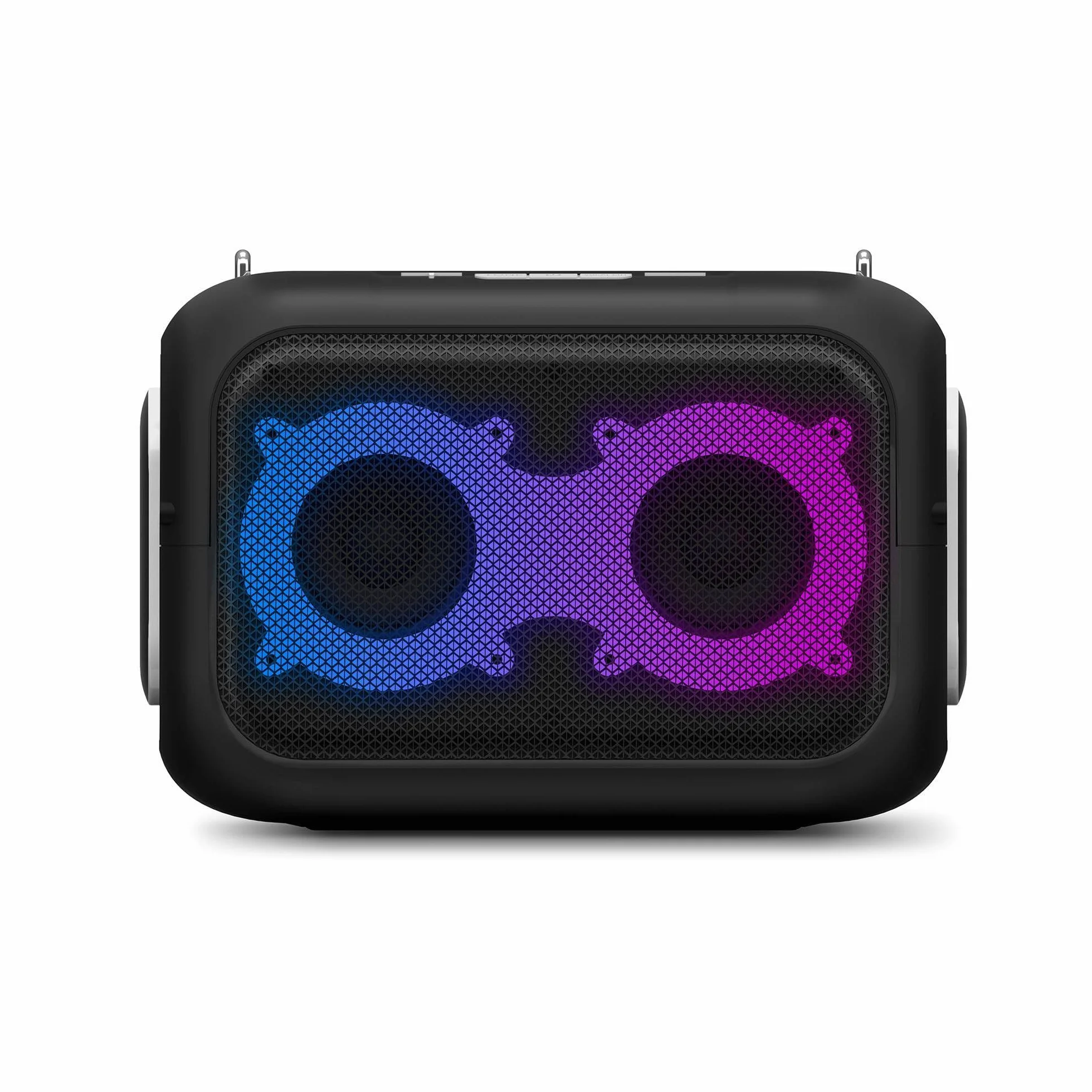 Energy Sistem Karaoke Star Party Altavoz Bluetooth Portatil con 2 Microfonos Inalambricos 50W Luces LED IPX4 MP3 USB/MicroSD Infantil y Adultos para Regalo Niño y Niña