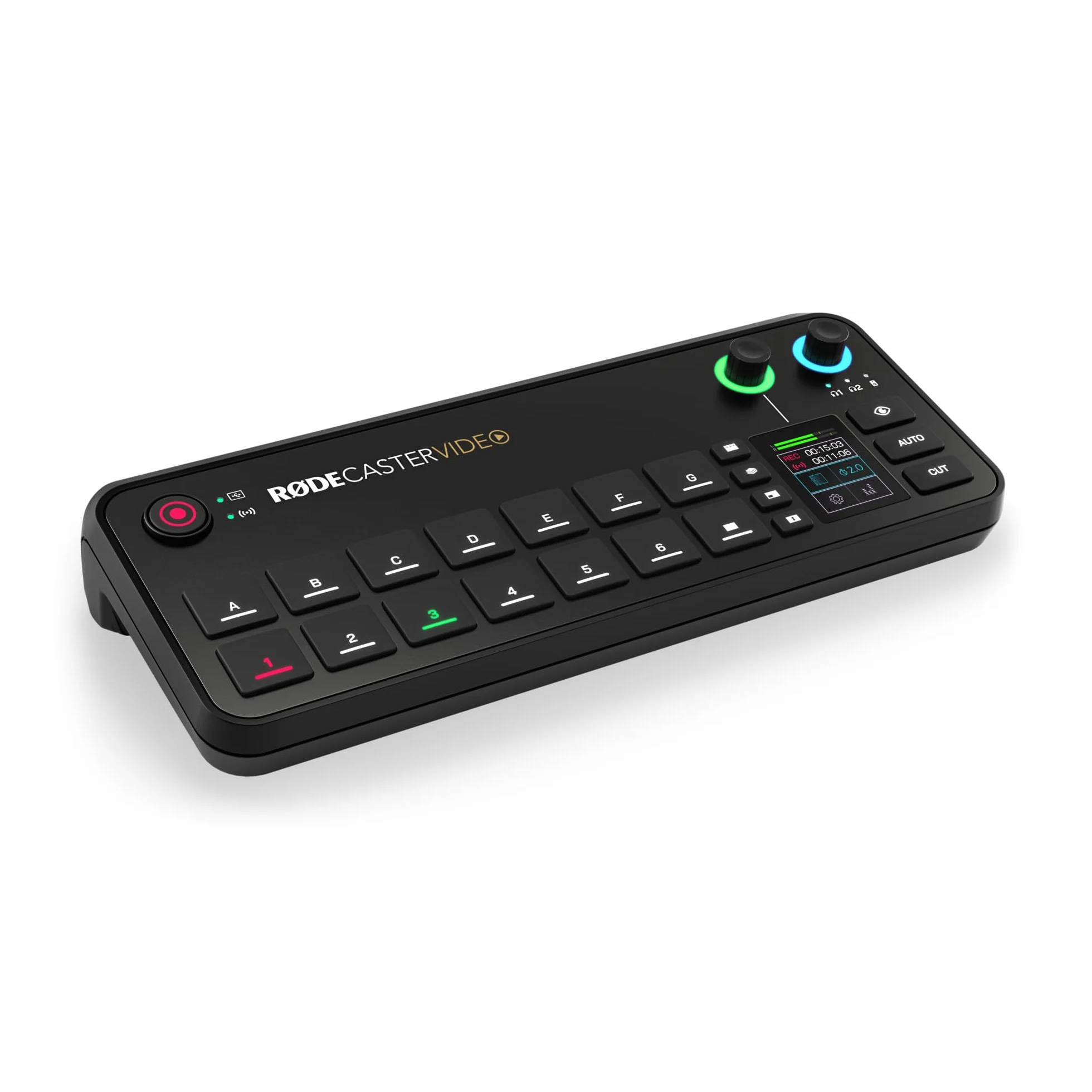 RØDE RØDECaster Video, Conmutador de vídeo profesional e interfaz de audio, Multi-cámara, 6 x entradas de vídeo (HDMI y USB), 1080p60, Escenas de múltiples fuentes