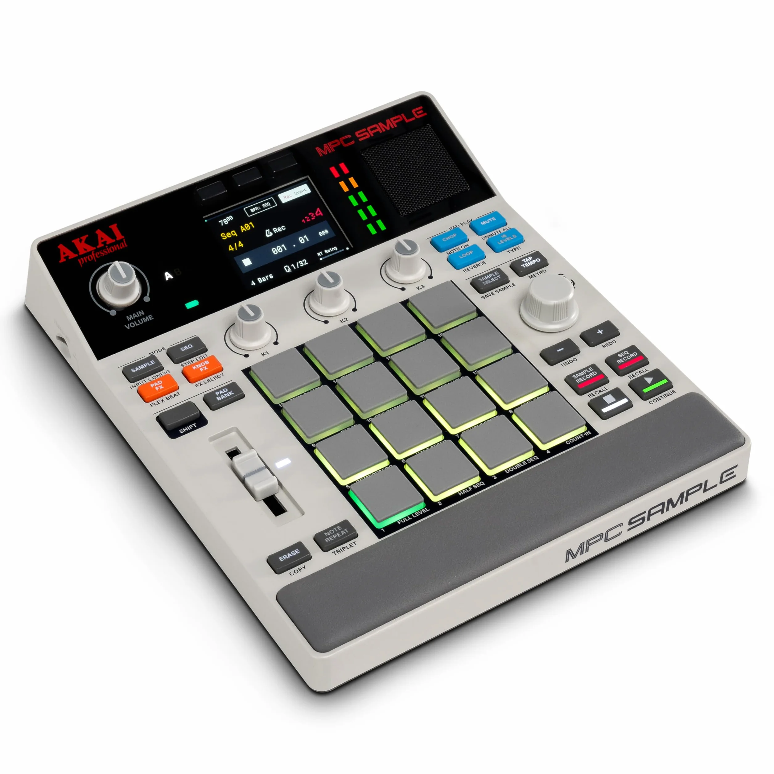 Akai Professional MPC Sample Sampler, Secuenciador y Procesador de Efectos Portátil Standalone con Batería Recargable, USB-C, Altavoz Integrado y Micrófono