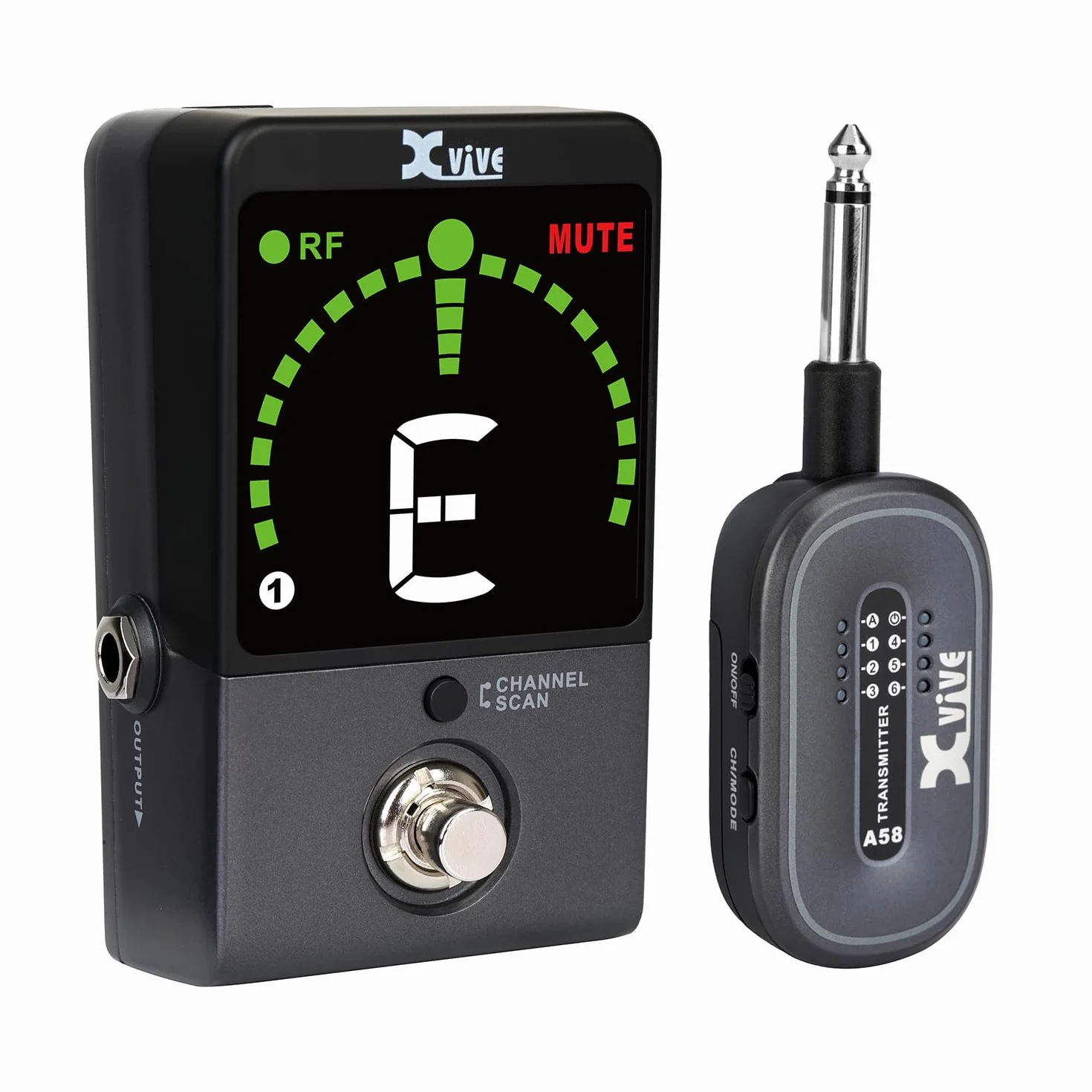Xvive - P58-5.8GHZ - Sistema inalámbrico de pedal de guitarra digital