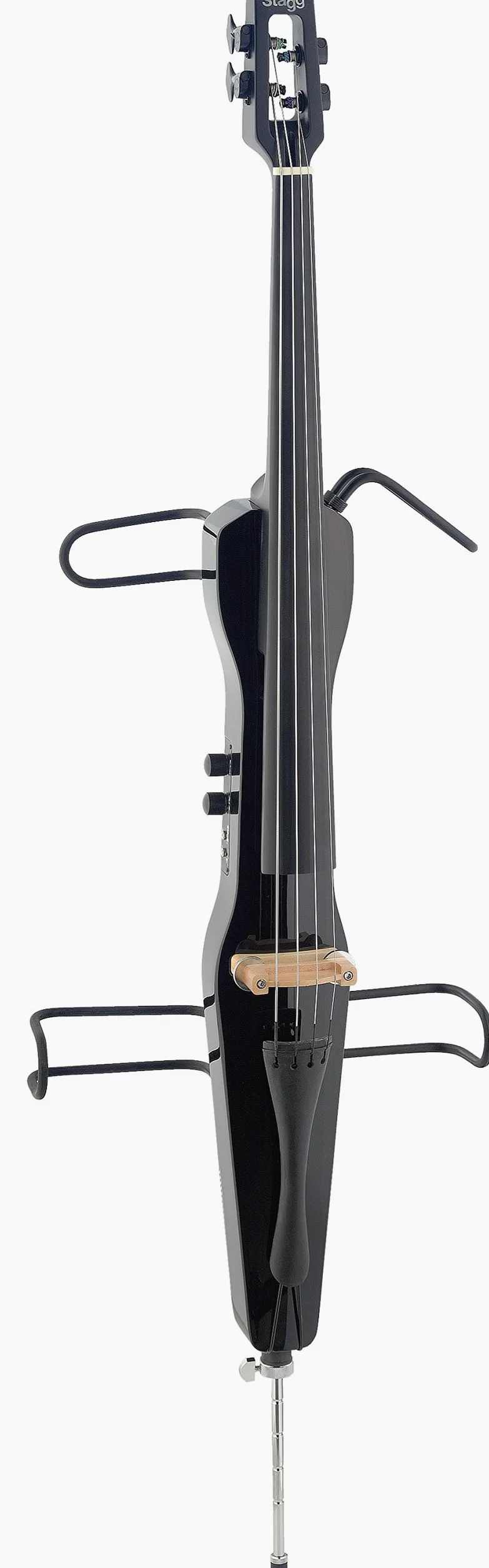 Stagg ECL 4/4 BK - Violonchelo eléctrico (tamaño 4/4), color negro