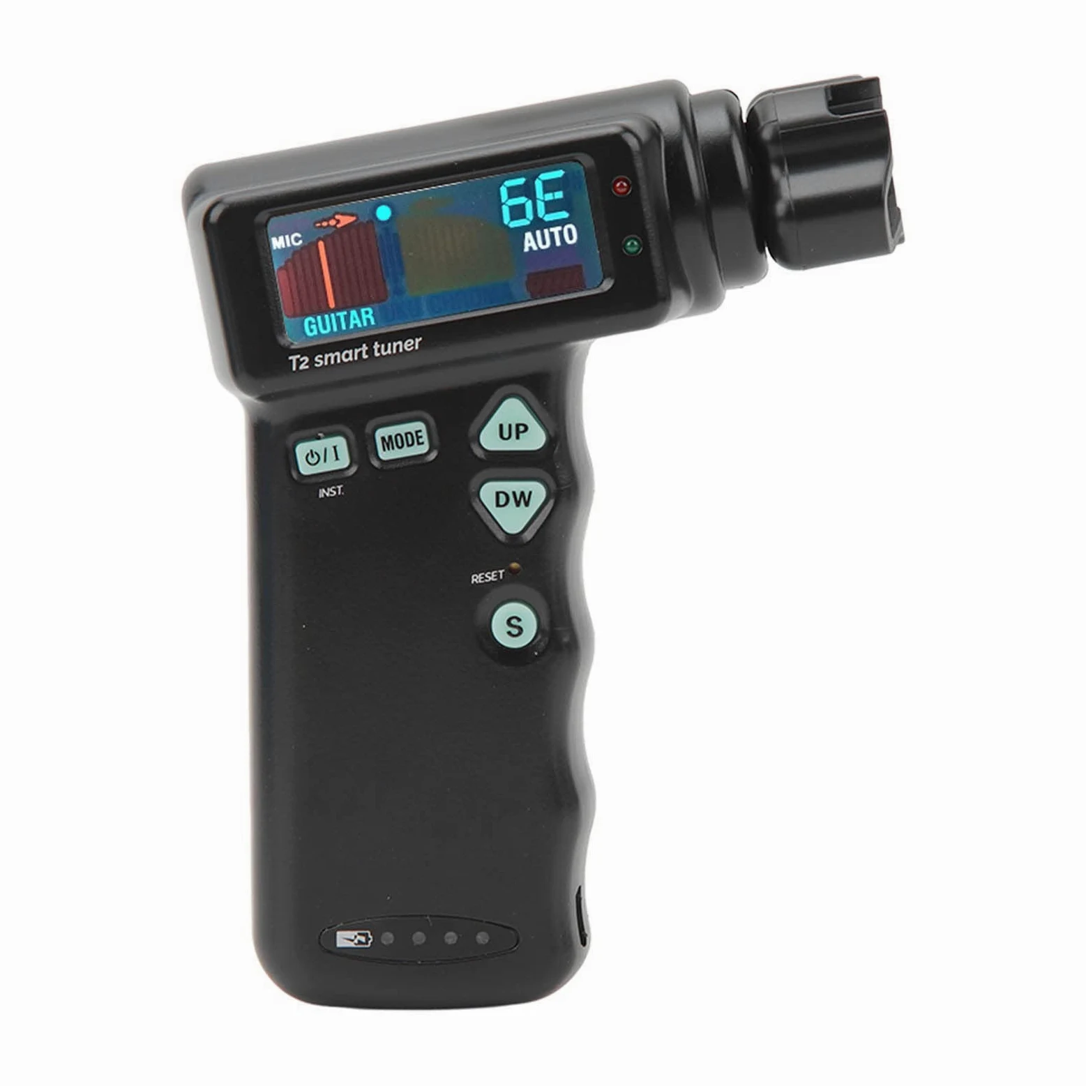 Bobinadora Automática de Guitarra con Pantalla a Color y Batería de 2600 mAh: Afinador Rápido para Guitarras Acústicas, Ukeleles y Más