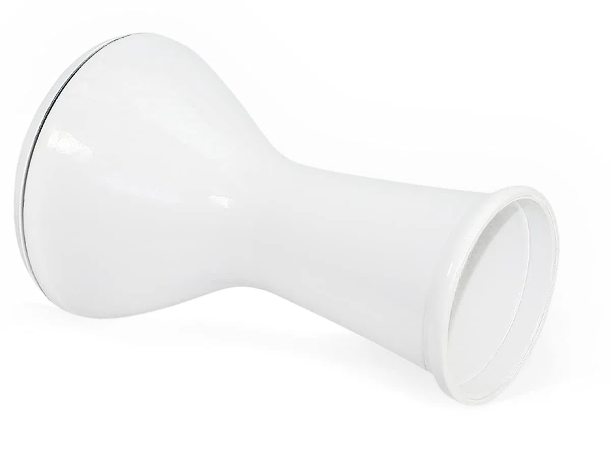 Darbuka Oriental Profesional, Hecha a mano, Blanco