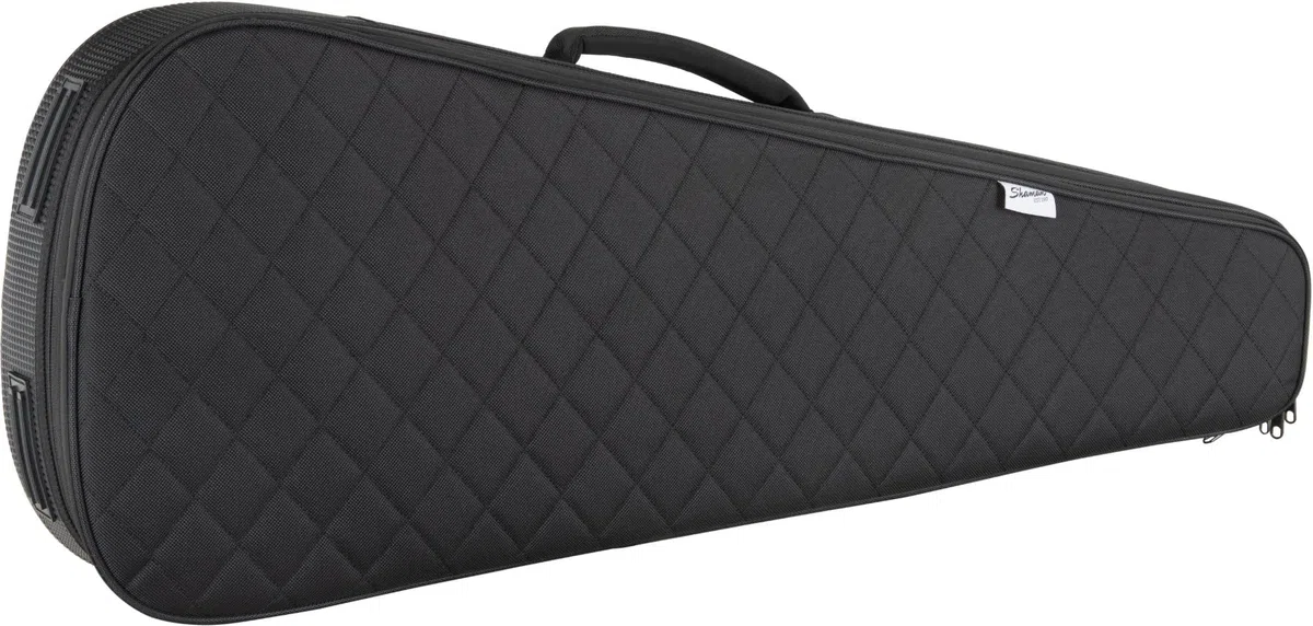 Shaman Funda EGBT-1122BK para Guitarra eléctrica, gigbag Acolchado, Soporte de mástil Ajustable, Bolsillo Exterior Acolchado, Compartimento para Tablet y arnés de Mochila retráctil.