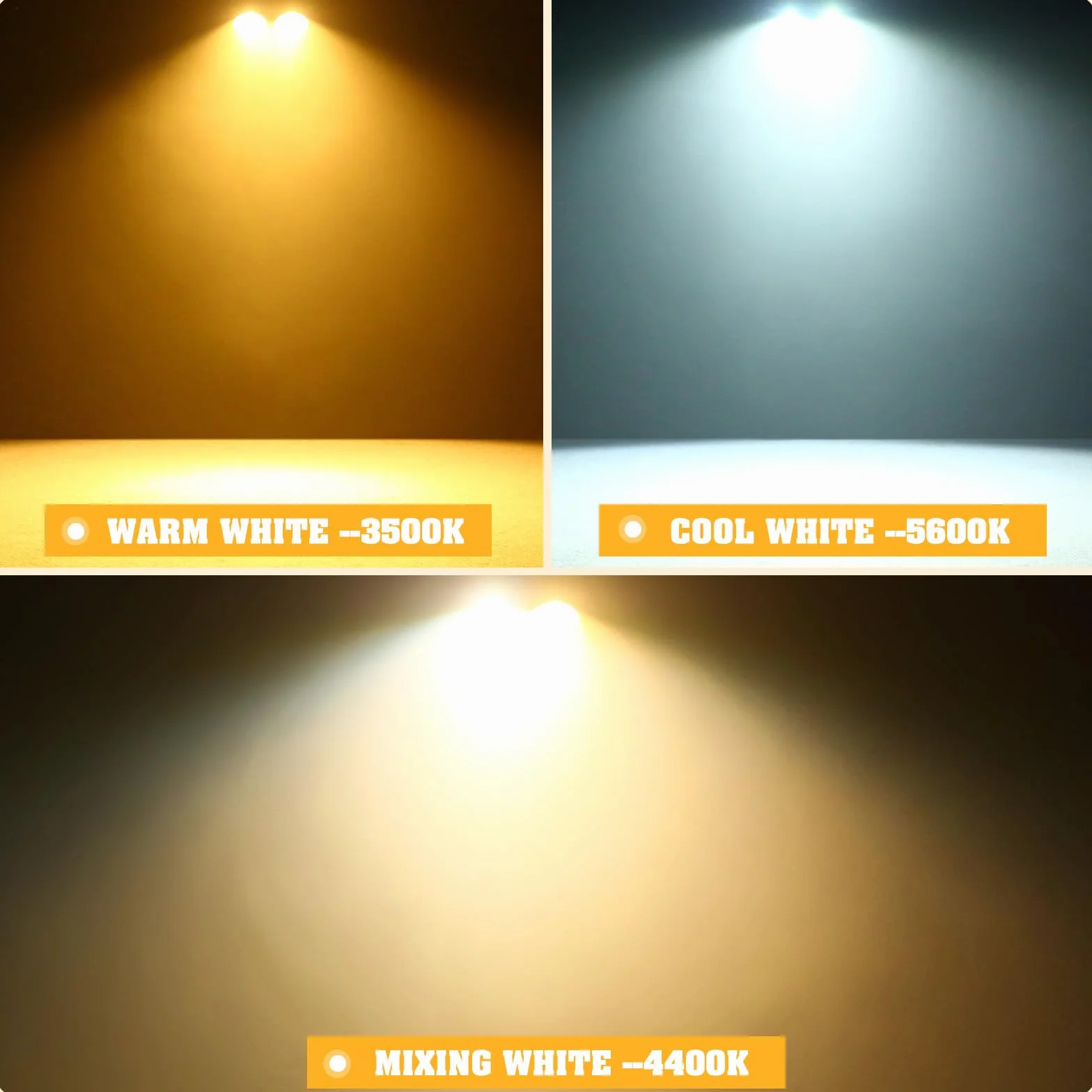 200W COB Par LED, 3200K-8000K Foco Escenario Blanco Frío/Cálido Efecto con Activación por Sonido, Foco Par Teatro para Iglesia Discoteca Boda Iluminación de Audiencia Halloween Navidad