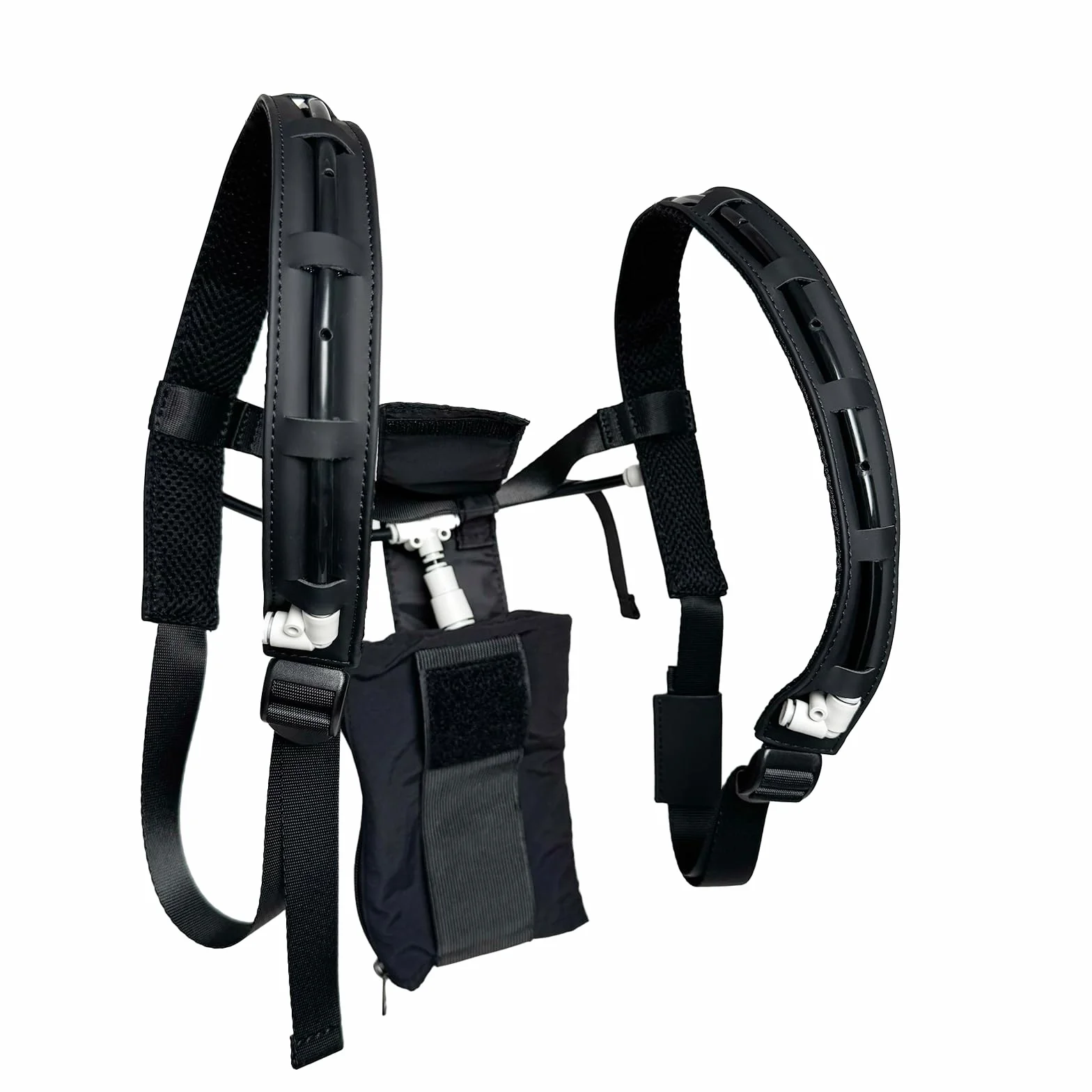 PMI Smoke Vest para SmokeNINJA Pro – Arnés de niebla portátil con mangueras, resistente al agua, resistente al calor, para cosplay, FX, Halloween, compatible con SmokeGENIE