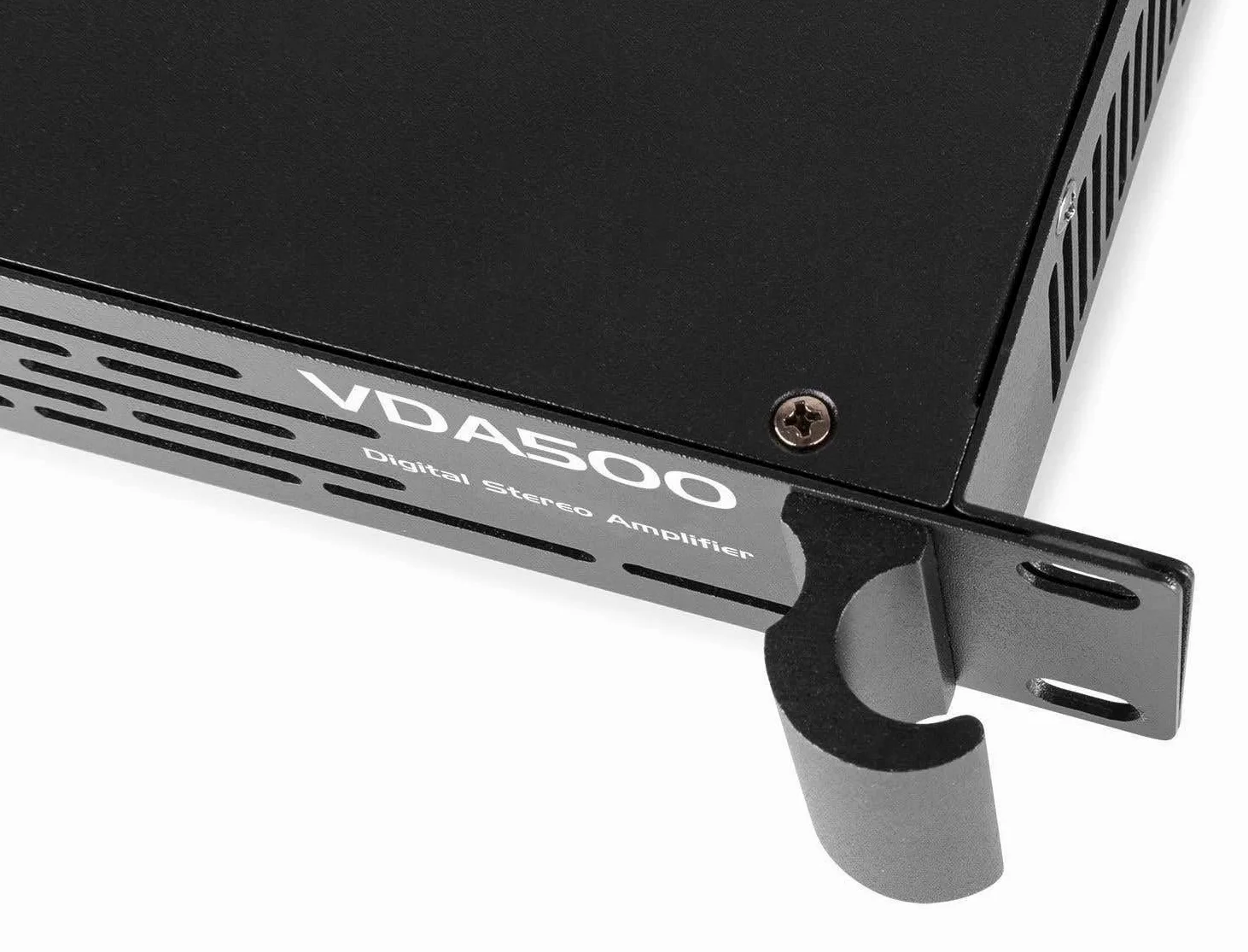 Vonyx VDA500 Etapa de Potencia 2 x 250w, Amplificadores Compactos Estéreo en 1 Unidad de Rack, Instalación Fija o Aplicaciones Móviles, Entradas XLR y Jack 6.3mm, Salida NL-4 de Altavoz, 500W Clase D