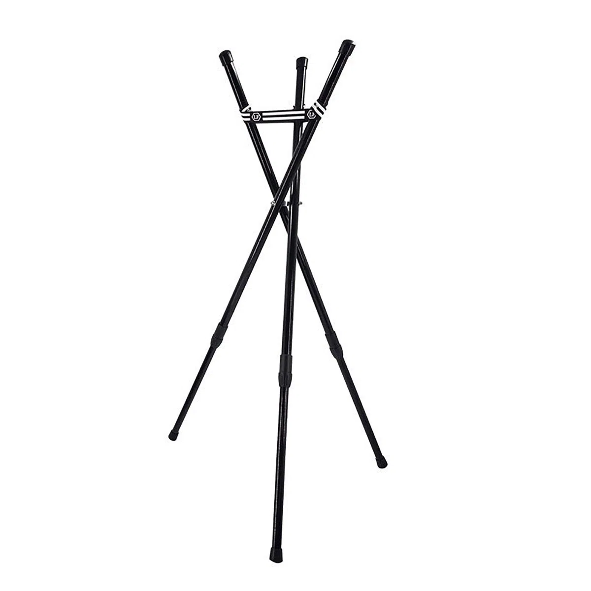 Soporte retráctil de acero para tambor de lengua y handpan, soporte de tambor de construcción de trípode reforzado con hierro, ideal para instrumentos de percusión de 10 a 22 pulgadas