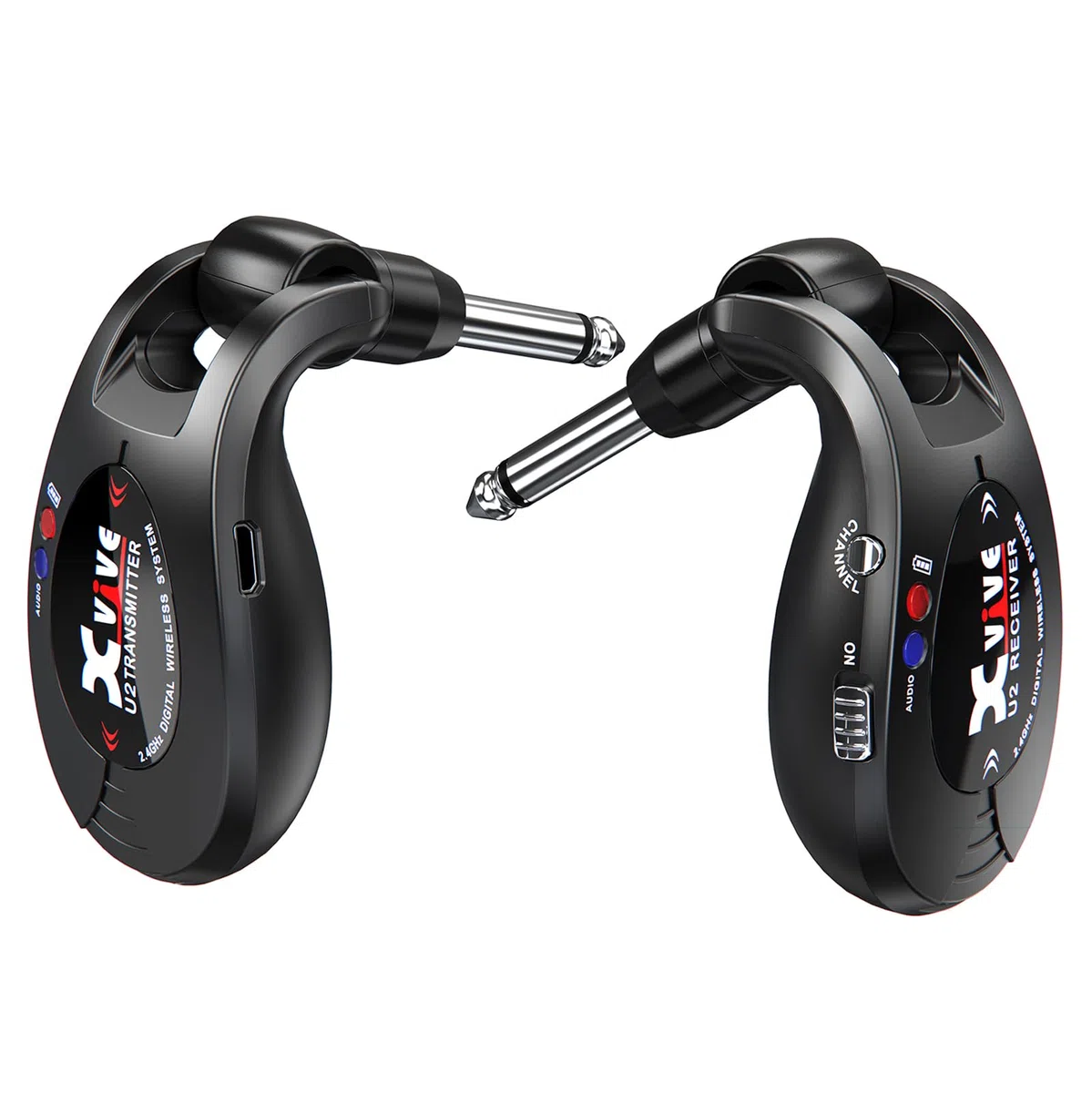X-Vive U2 - Sistema inalámbrico de guitarra, color negro