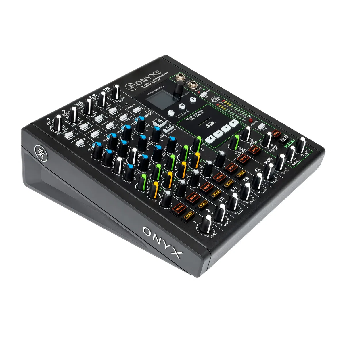 Mackie Onyx Series, mezclador analógico premium de 8 canales con USB multipista (Onyx8)