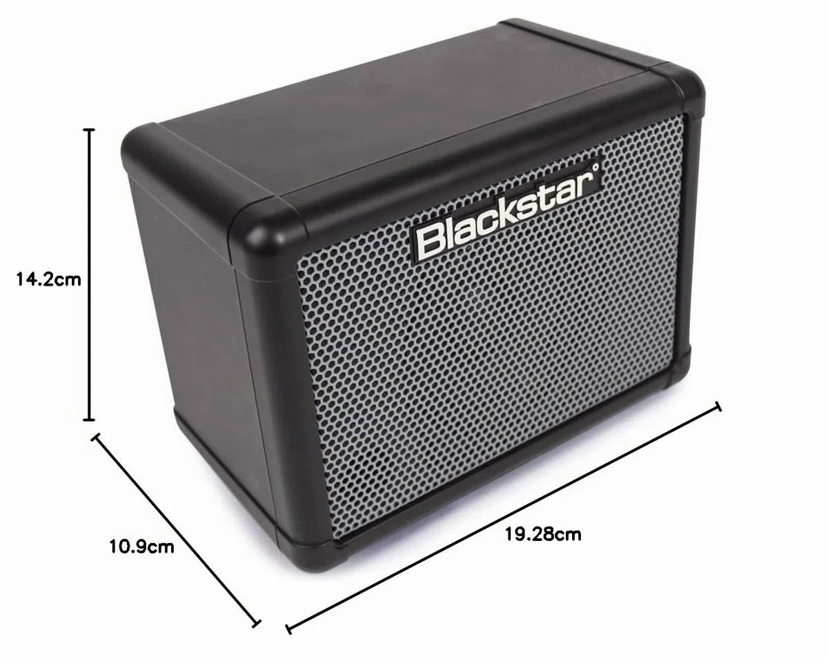 Blackstar Fly 3 Guitarra Bajo Batería Portátil 3 Watt Powered Mini Amp MP3 Line In & Headphone Line Out
