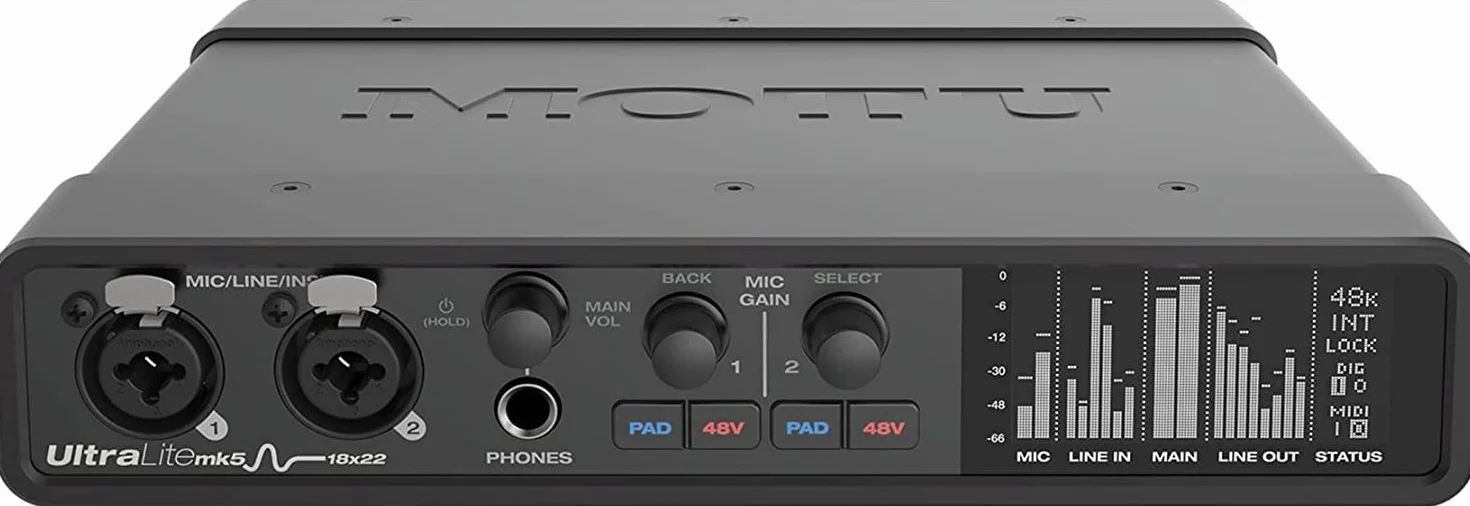 MOTU - UltraLite-mk5 18x22 interfaz de audio USB