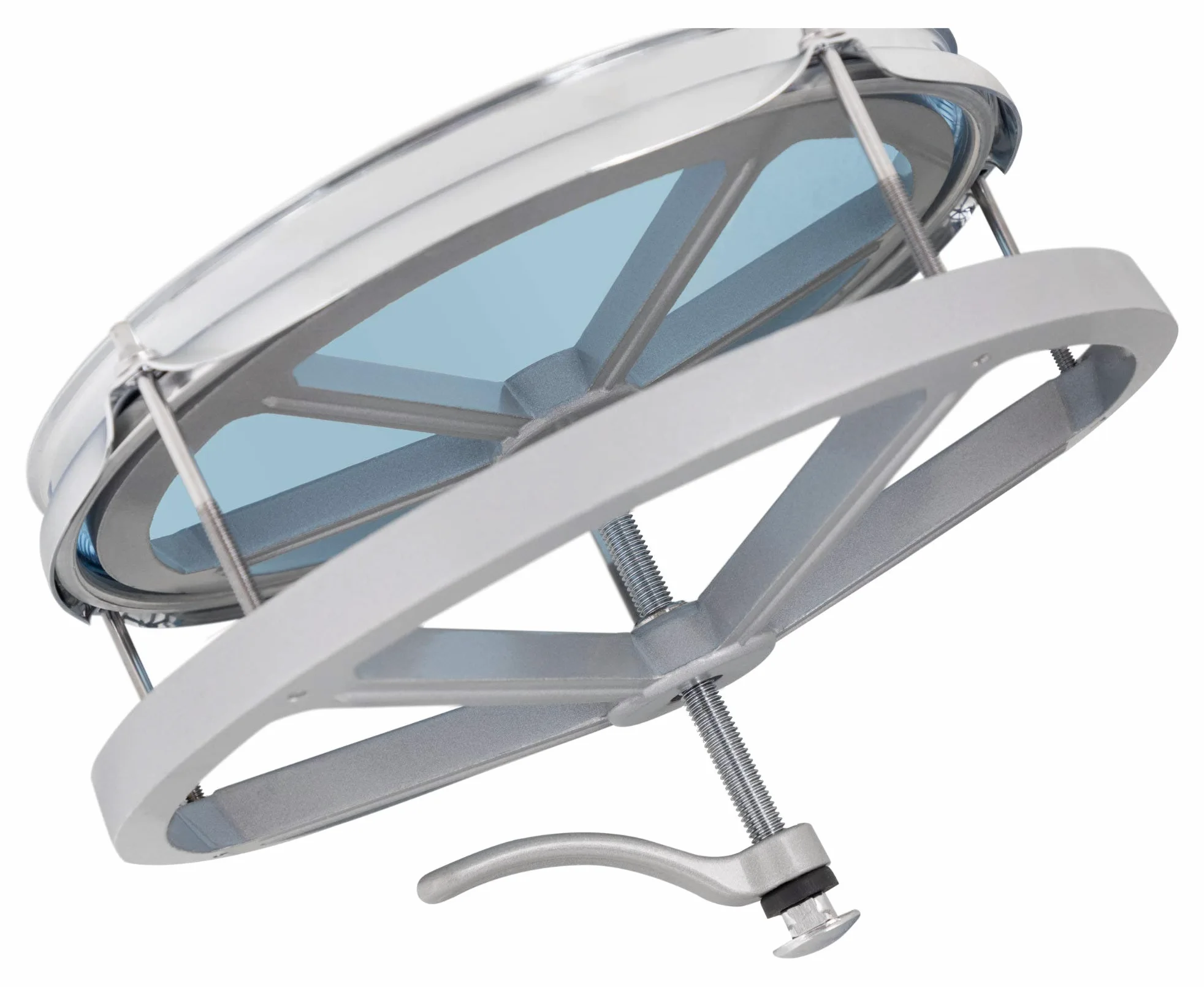 XDrum Rototoms - Tambores de percusión de 6", 8", 10" para batería - Hardware doble soporte y soporte ajustable - Plata