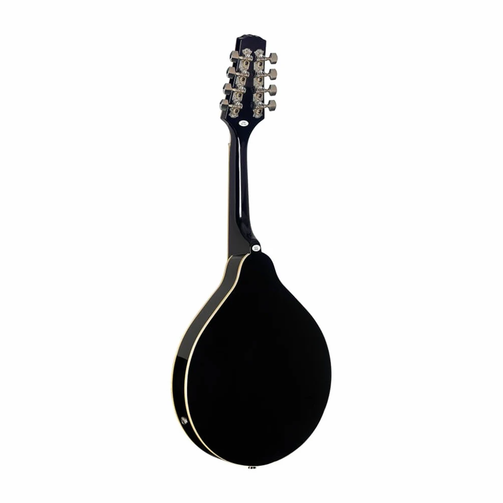 Stagg M50 E BLK guitarra electroacústica mandolina de Bluegrass con parte superior de la OTAN, color negro