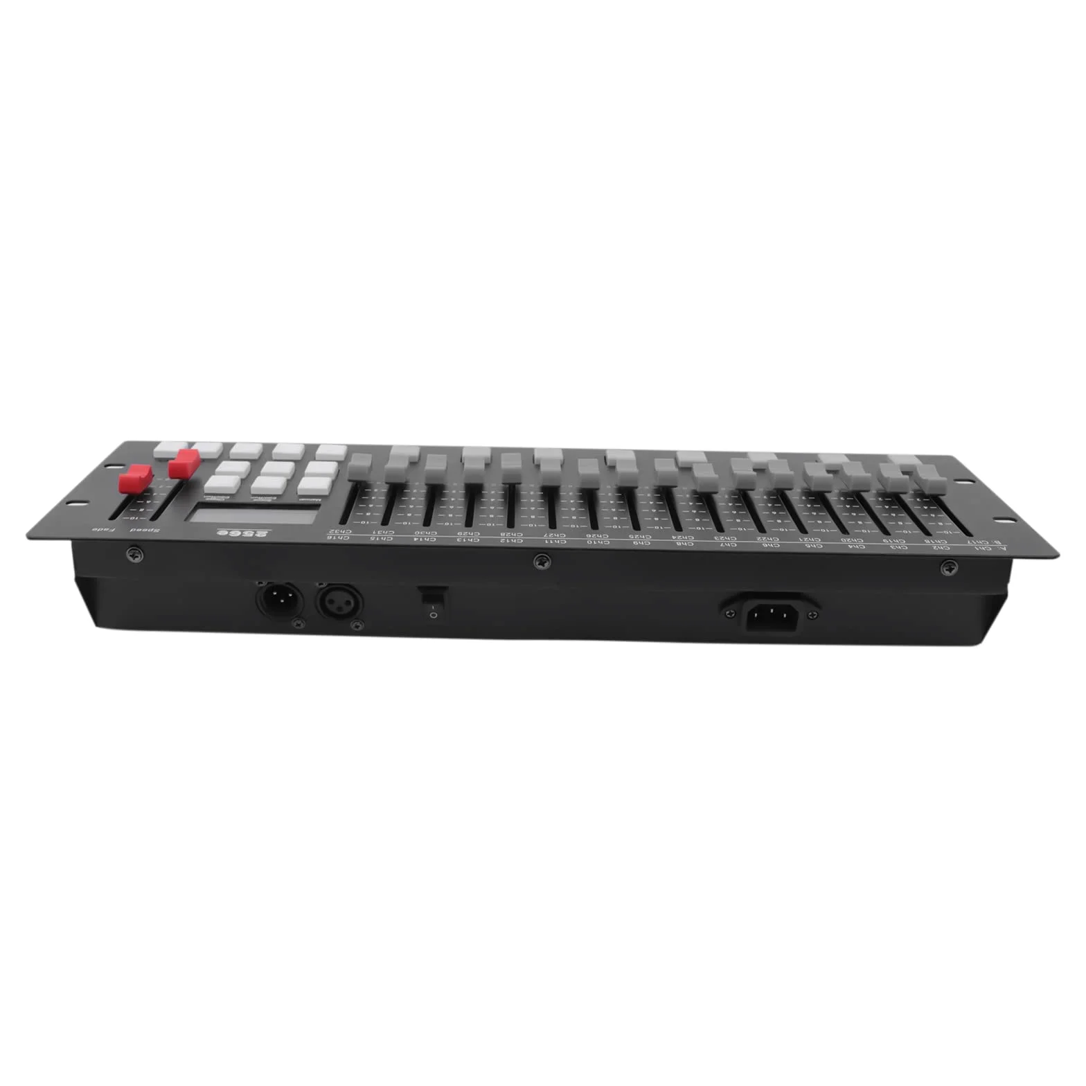 Control DMX, controlador de 256 canales con pantalla LED HD, conector 3 en 1, panel de luces DMX, equipo de DJ, mezclador de luces para DJs, escenarios, discotecas, clubes nocturnos, fiestas, bodas