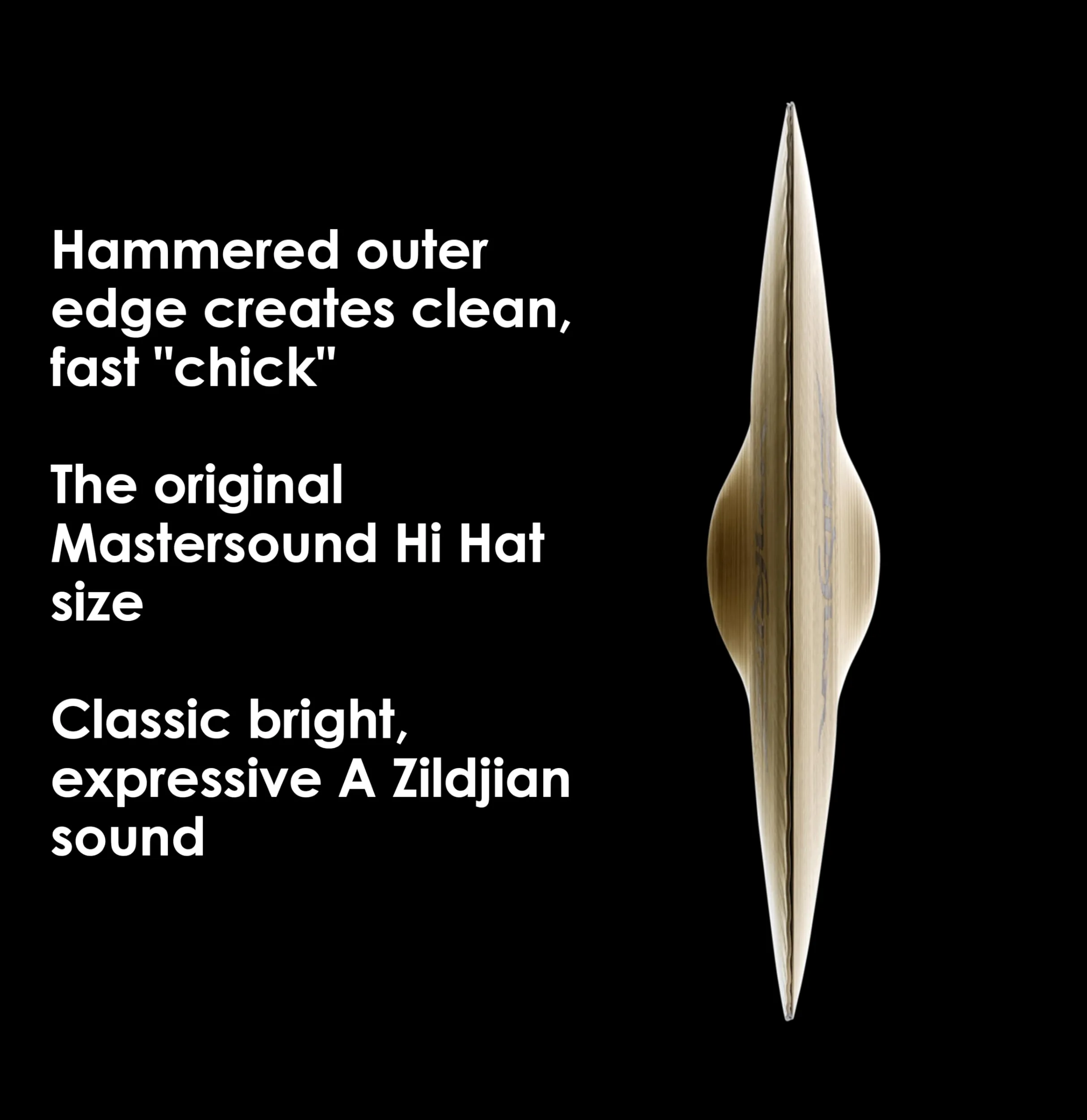 Zildjian A Zildjian Series - 14" Mastersound Hi-Hat Cymbals - Pair
