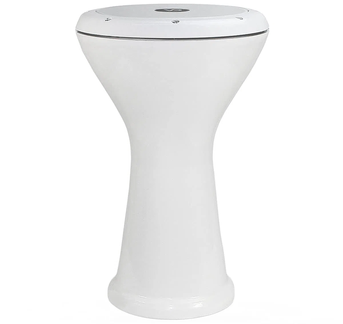 Darbuka Oriental Profesional, Hecha a mano, Blanco