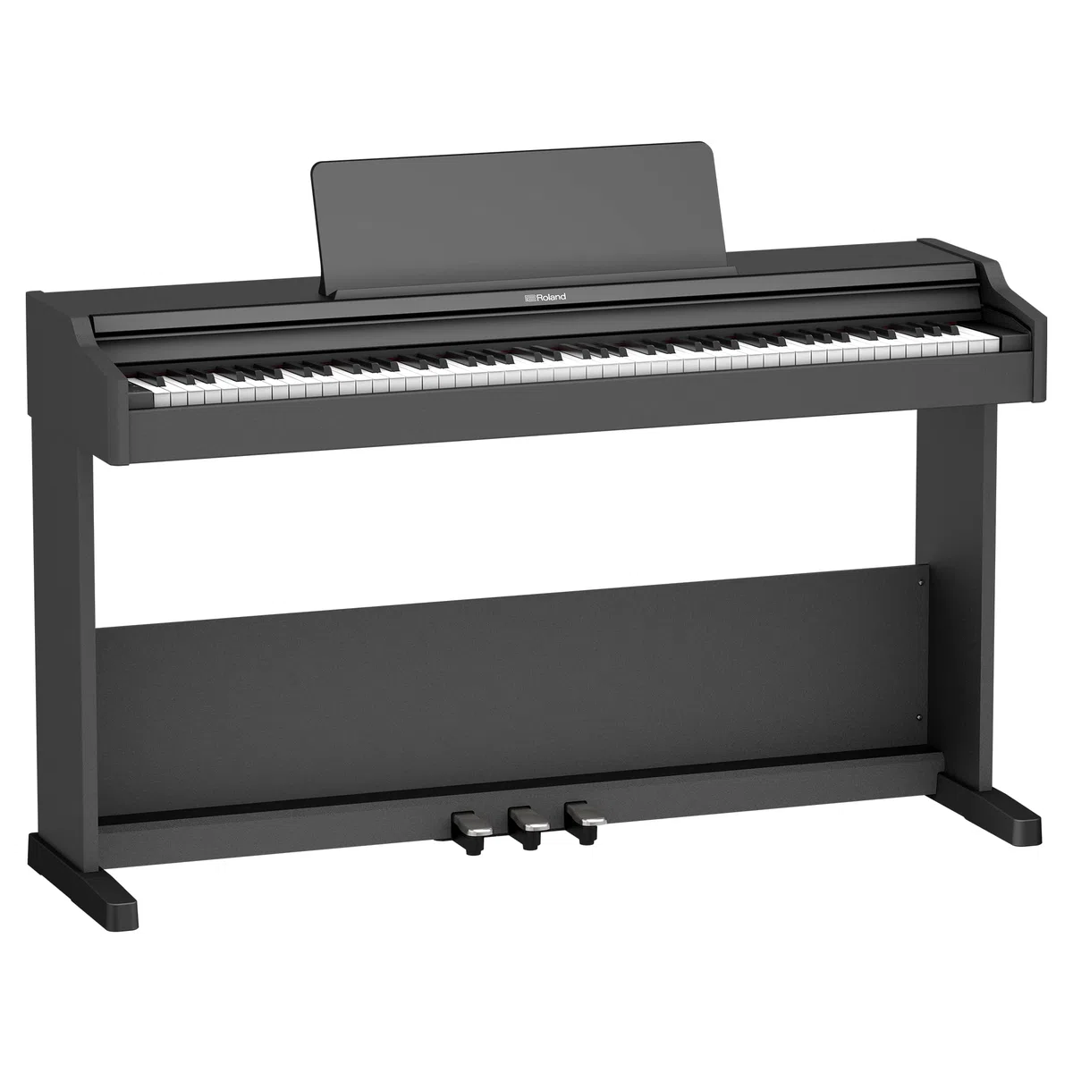 Roland RP107 Digital Piano Piano doméstico compacto y asequible con estilo vertical tradicional Perfecto para principiantes| Bluetooth a bordo y más, RP107-BKX