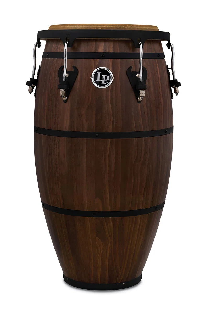 Latin Percussion Conga Matador Whiskey Barrel Tumba 12,5" LP754S-WB, Whiskey Barrel, Hardware negro