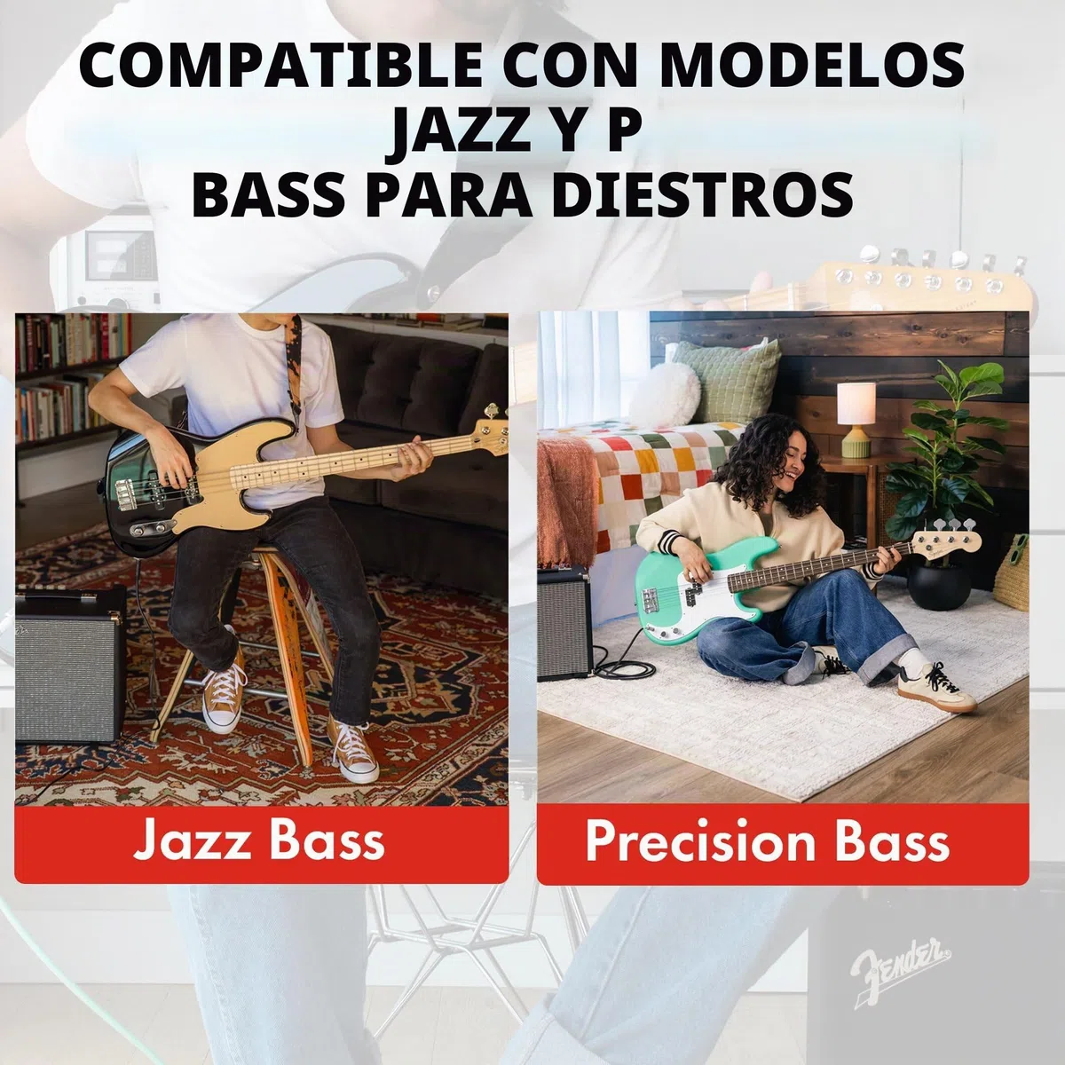 Fender Classic Series - Funda para Precision Bass® y Jazz Bass
