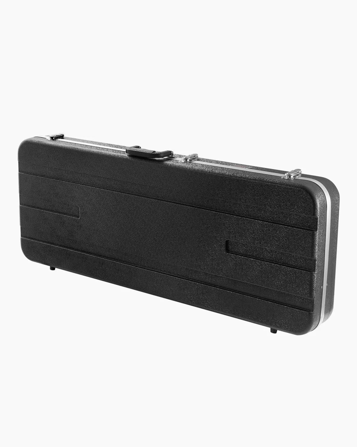 VEVOR Estuche Rígido Rectangular para Guitarra Eléctrica con Cerradura, Pestillo y Asa con Llave, Acolchado ABS Grueso, Forro Suave, Resistente al Agua, Estuche para Guitarra Eléctrica de 39", Negro