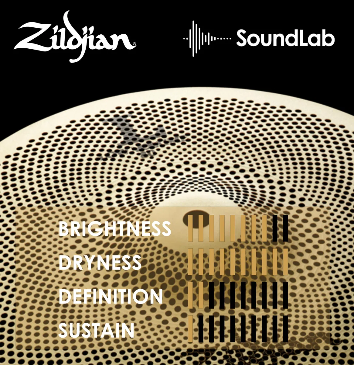 ZILDJIAN LV468 Low Volume L80 Platillo 10" Low Volume splash