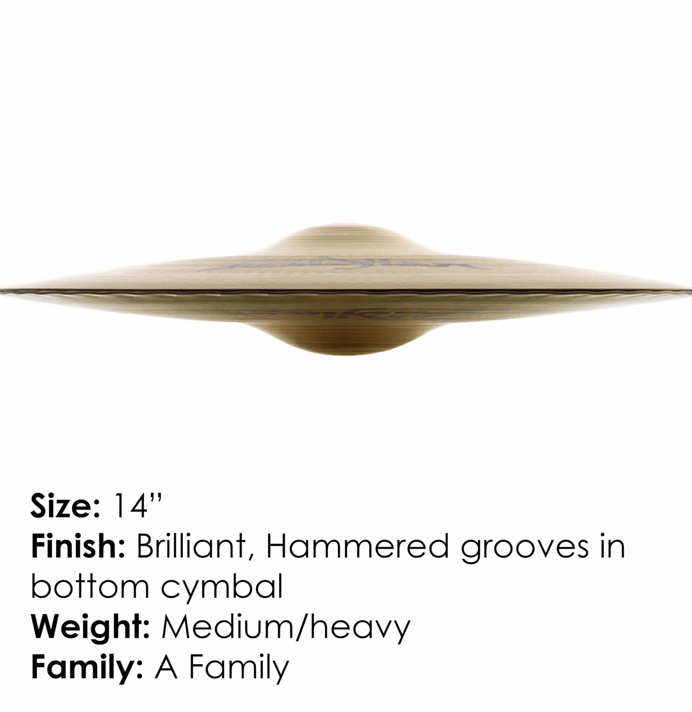 Zildjian A Zildjian Series - 14" Mastersound Hi-Hat Cymbals - Pair