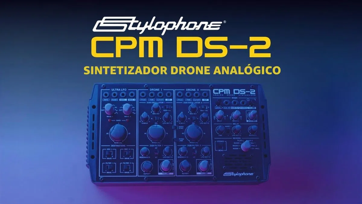 Stylophone CPM DS-2. Sintetizador de dron analógico.