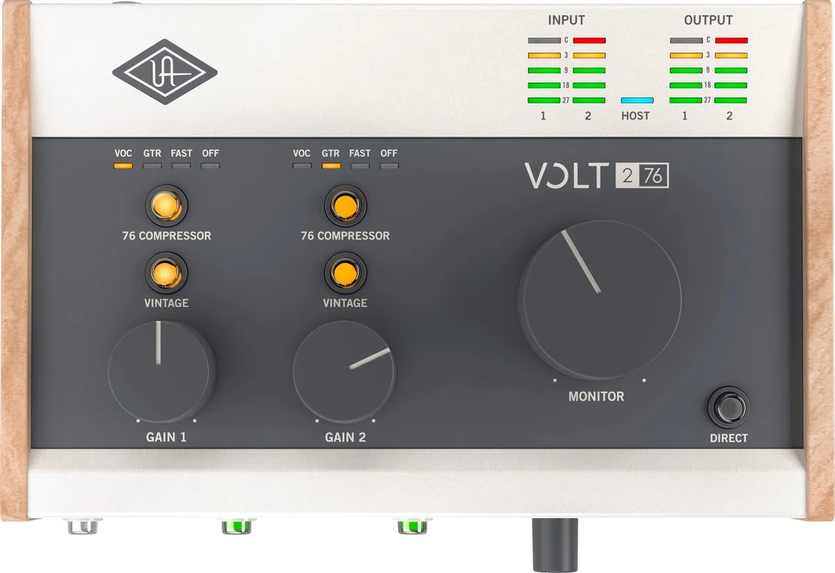 Universal Audio Volt 276 Interfaz de audio USB para grabación, podcasting y streaming con el software de audio esencial