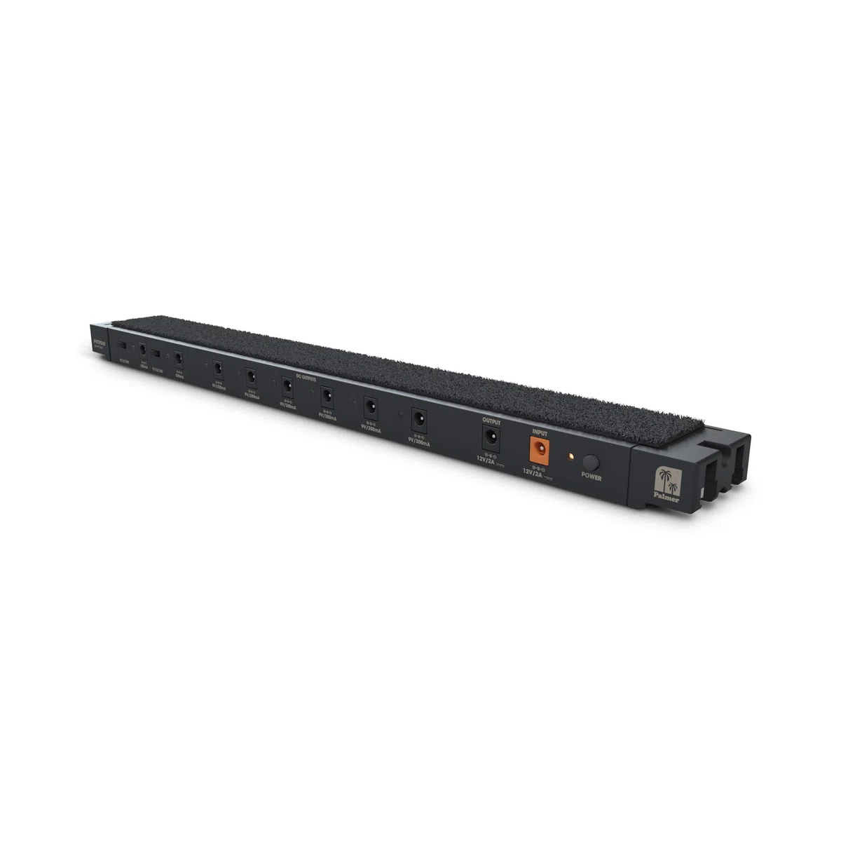 Palmer Pedalbay 40 PB Set - Pedalboard 40 cm incl. fuente de alimentación Palmer WT PB 40 con 8 salidas