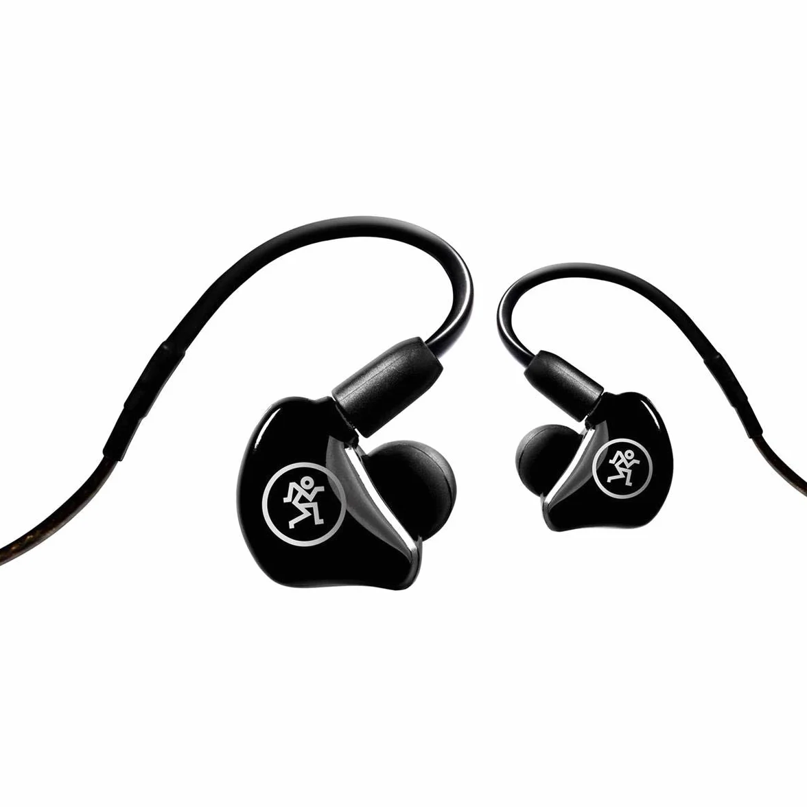 MACKIE MP-240 monitores intraurales (IEM) con aislamiento acústico y conectores MMCX giratorios