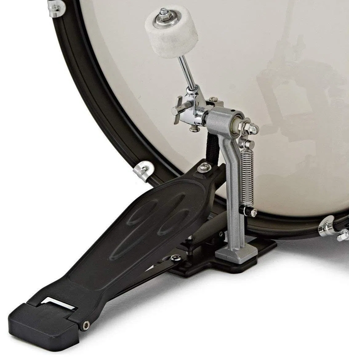 ROCKSTAR - Batería Infantil Fabricada de Madera 1044WR Instrumento Musical Asiento Pedal de Bombo y Baquetas