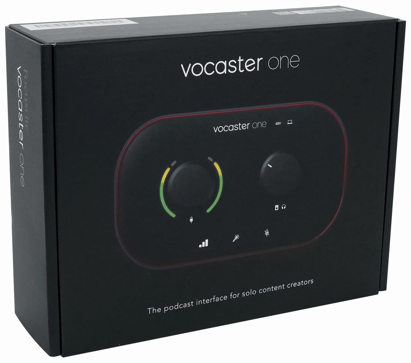 Focusrite Audio Interface, Black, Vocaster One