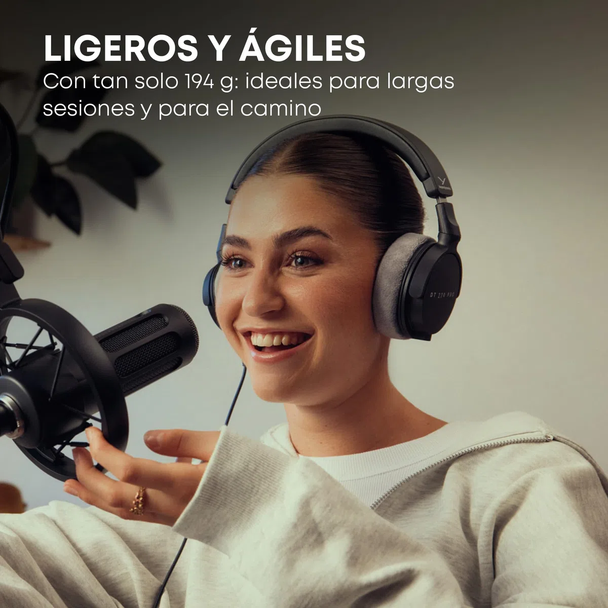 beyerdynamic DT 270 Pro Auriculares de Estudio compactos y circumaurales, para grabación y monitorización