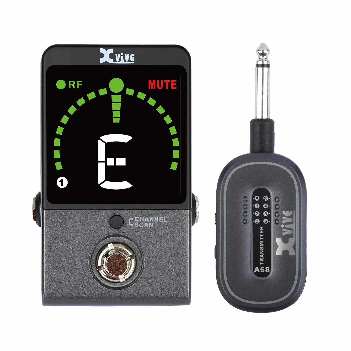 Xvive - P58-5.8GHZ - Sistema inalámbrico de pedal de guitarra digital