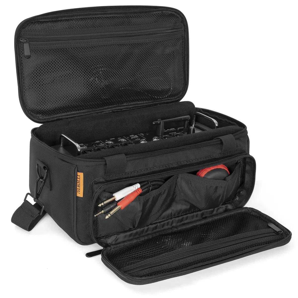 Bolsa de Transporte Acolchada de Nailon para batidora, con asa y Correa para el Hombro, Negro, 14.6 X 7.5 X 6.7 Inch（ For X-Air）, Bolsa de Mezclador