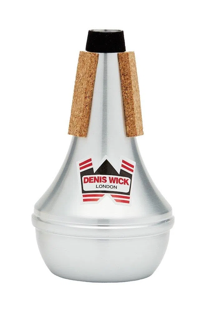 DENIS WICK Sordina para trompeta en Re o corneta en Mi bemol recta de aluminio (5520)