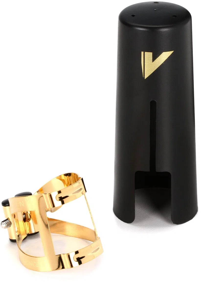 Vandoren LC57DP - Abrazadera para saxofón alto, color dorado