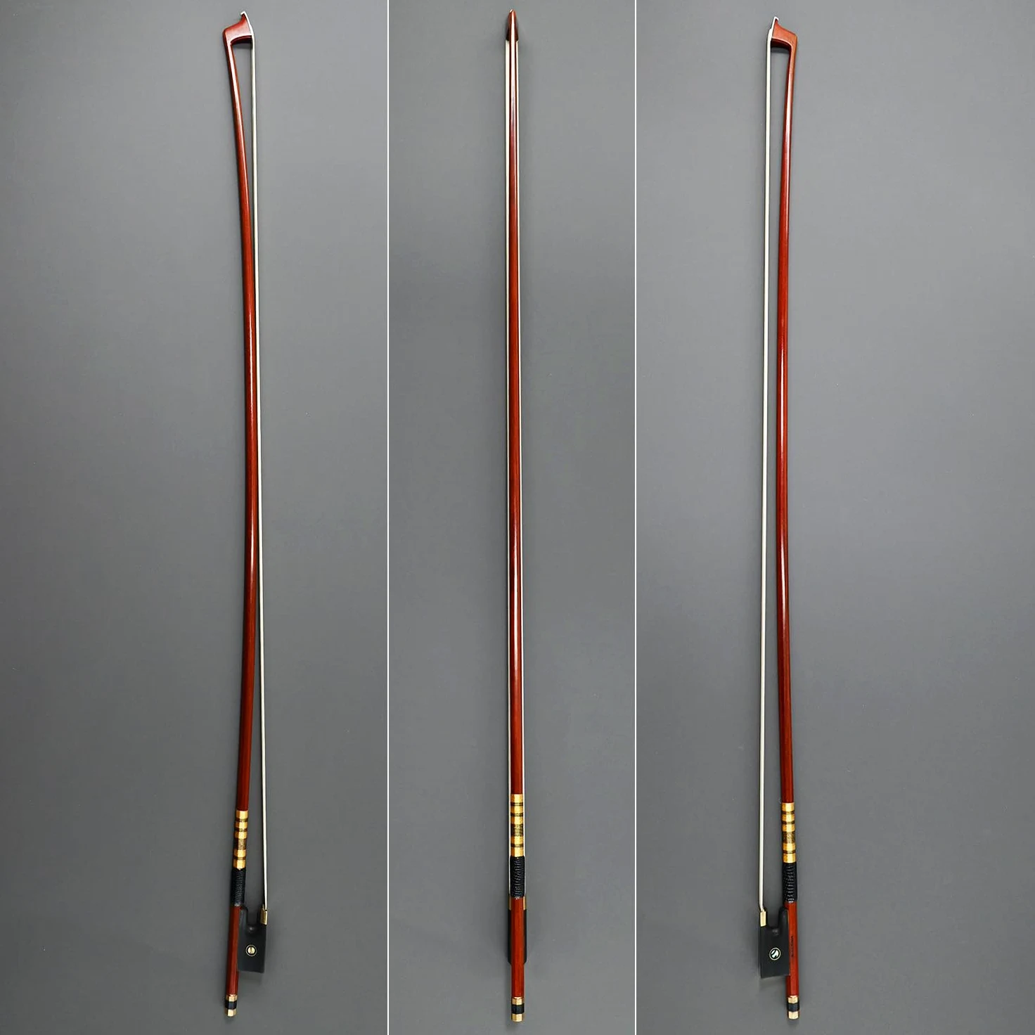 Violín Pernambuco vingobow una multa, luz cálida, Gran Equilibrio. Así Flexible y respuesta rápida, buena rana de madera de ébano con totalmente latón Aolly, arte nº 810 V