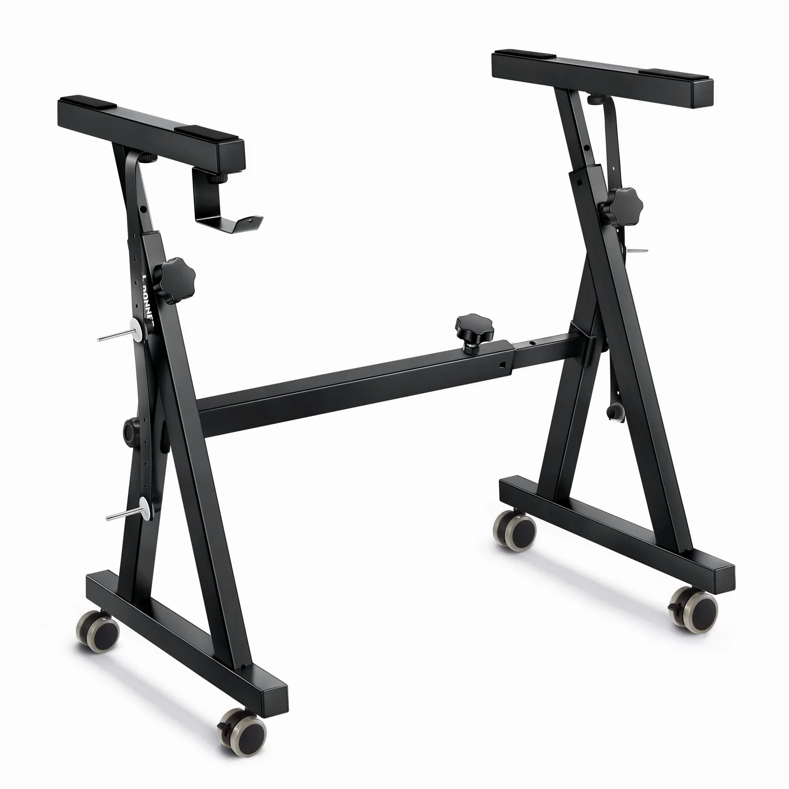 Donner Soporte Teclado Piano Electrico 61 88 Teclas, Forma de Z Soporte para Piano Digital Ajustable y Portátil