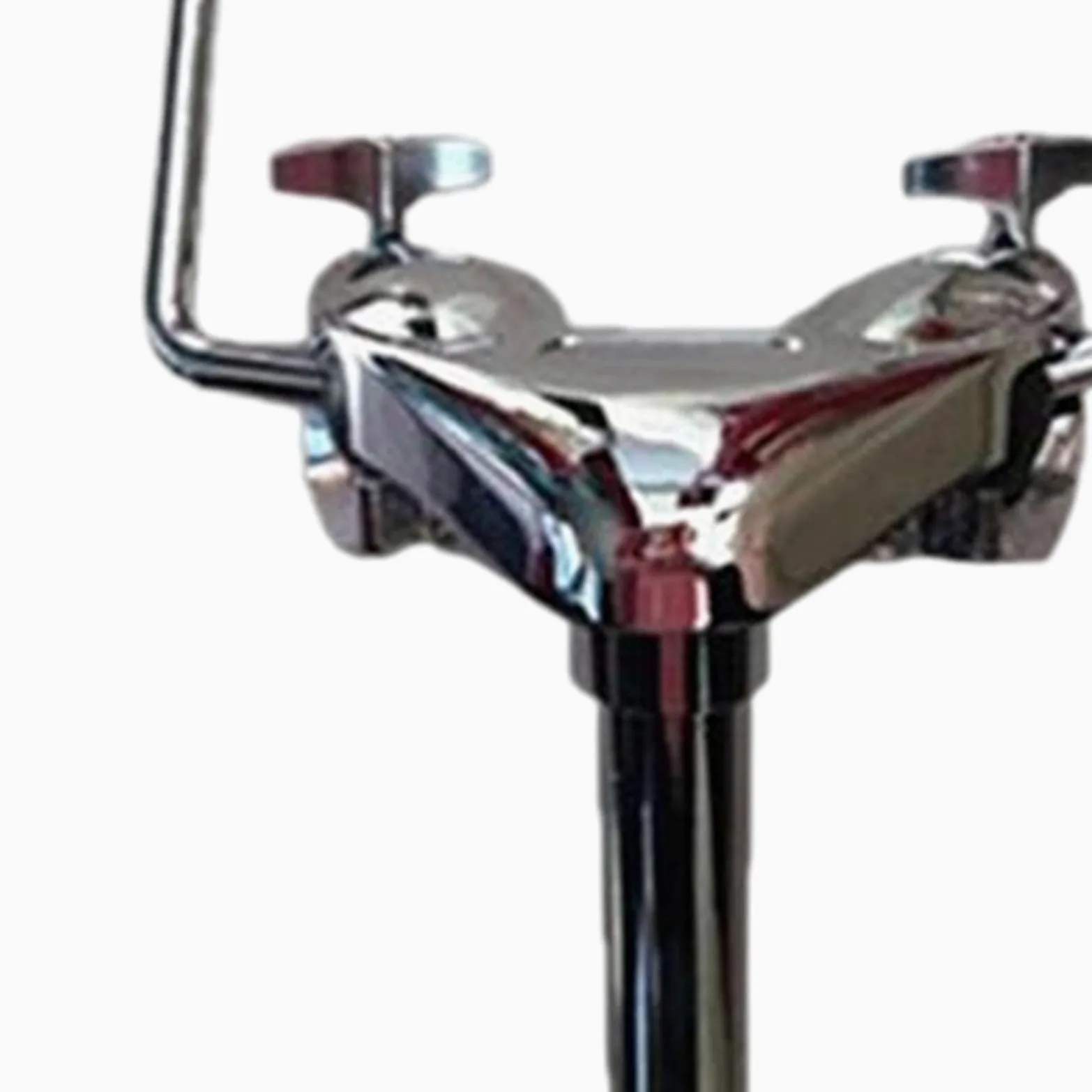 F Fityle Metal Tom Drum Holder Mount Estable Robusto para Tom Drum Instrument DIY Reemplaza piezas, Porta toms doble