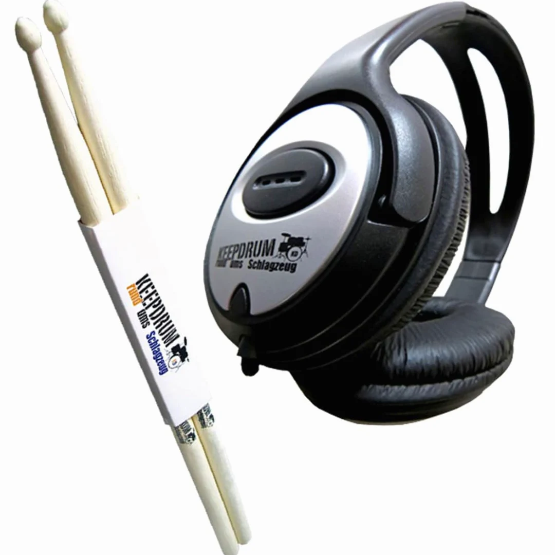 Pearl Roadshow RS525SC/C31 Jet Black - Juego completo de batería (incluye baquetas y auriculares keepdrum)