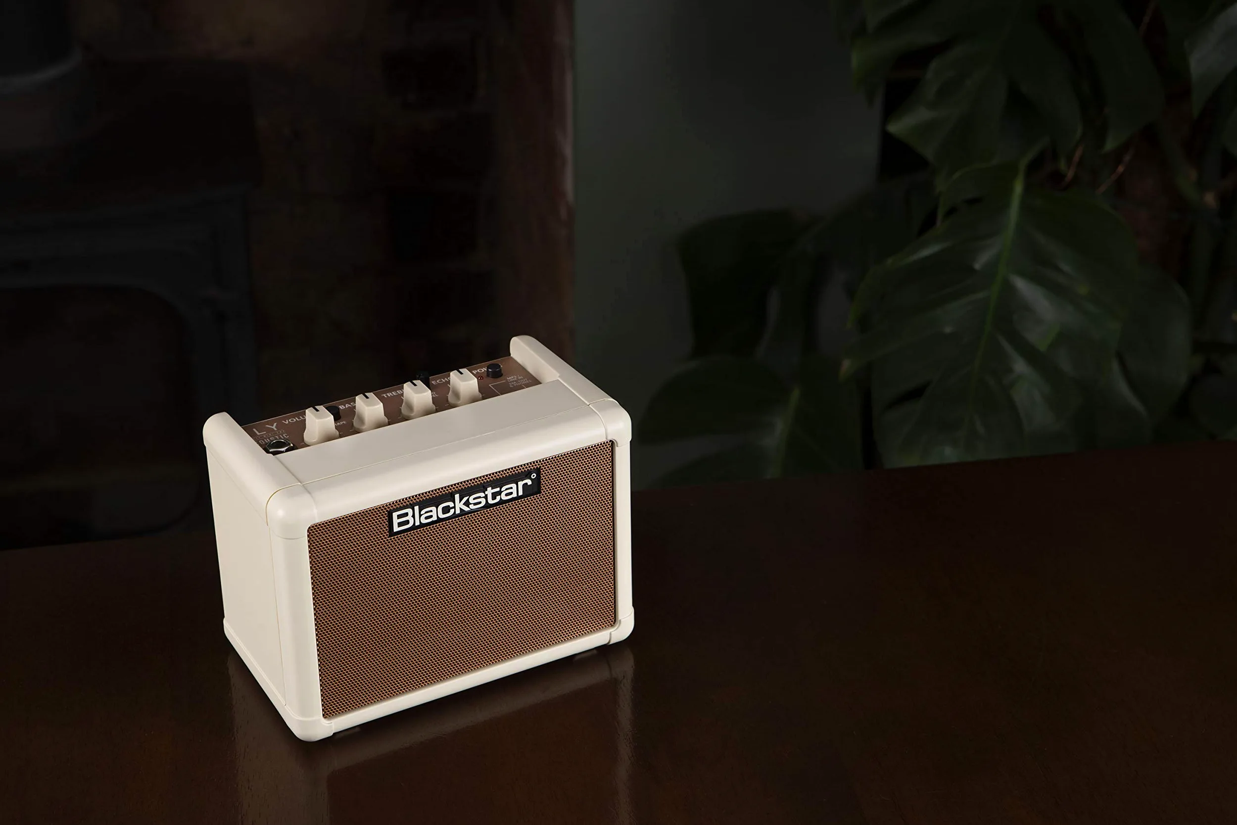 Blackstar Fly 3 Acoustic Mini amplificador de guitarra acústica a pilas de 3 vatios con eco incorporado Entrada de línea MP3 y salida de línea para auriculares