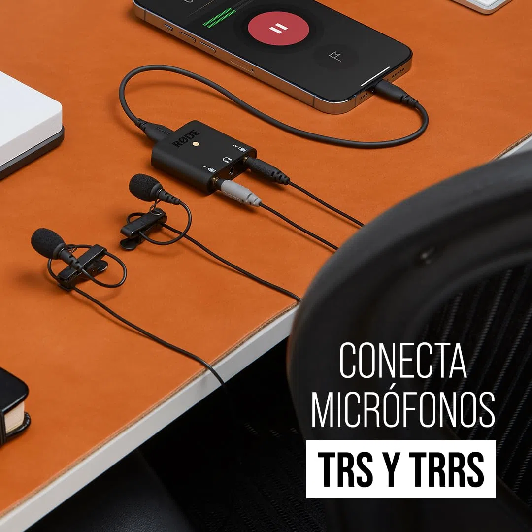 RØDE AI-Micro Interfaz de audio ultracompacta de doble canal RØDE AI-Micro para computadoras, teléfonos inteligentes y tabletas