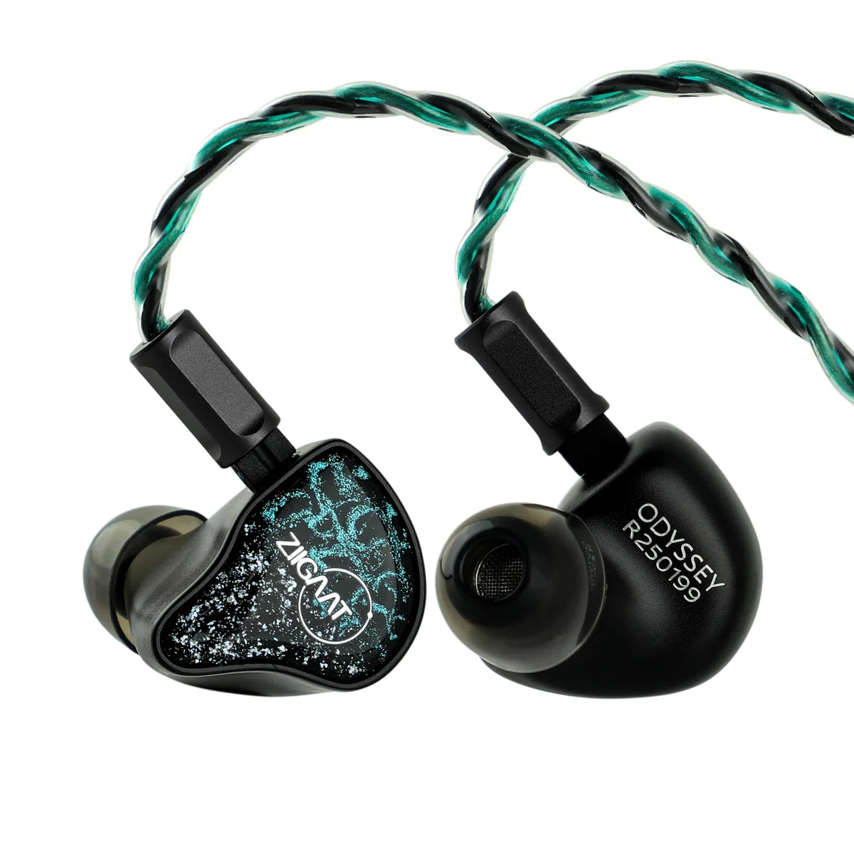 Linsoul ZiiGaat x Hangout. Audio: Odyssey 2 In Ear Monitor,Auriculares IEM Híbridos 1DD+3BA con Cable HiFi,Sonido Neutro con Ajuste de Subgraves,Carcasa de Aluminio y Cable OFC para Músicos de Estudio