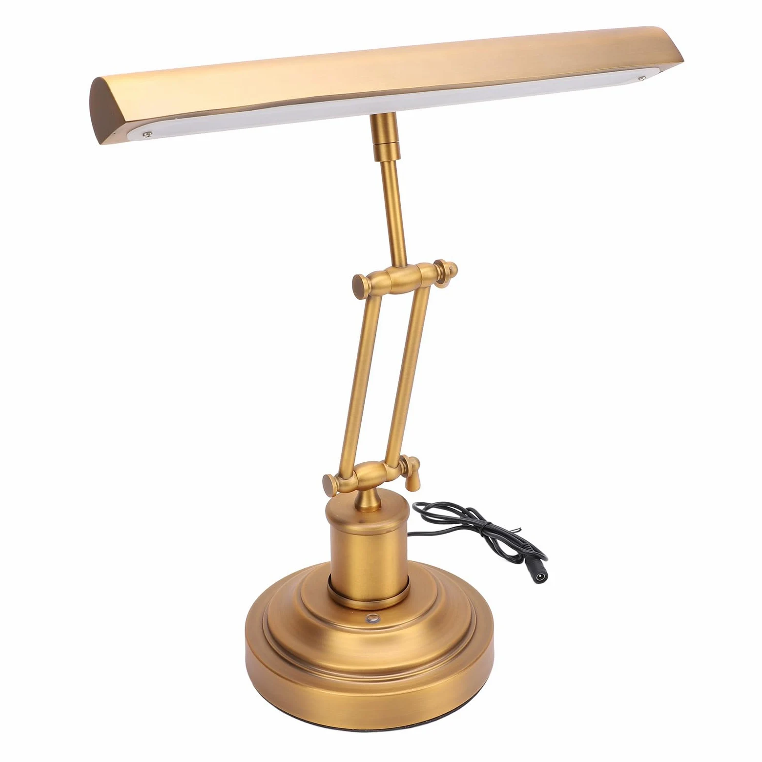 Akozon Lámpara de Piano Control Táctil 3000K a 6000K Ajuste de Brillo Continuo Apto para los Ojos 85 CRI Luz de Atril para Leer Tocar el Piano Luz Nocturna Color del (Enchufe de la UE)