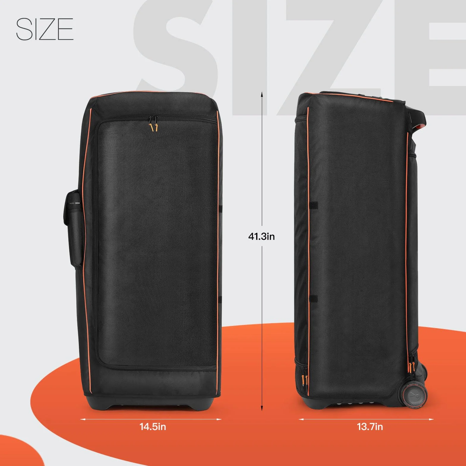 Funda Protectora para Altavoz portátil JBL PartyBox Ultimate, Bolsa de Almacenamiento Multifuncional con Bolsillos