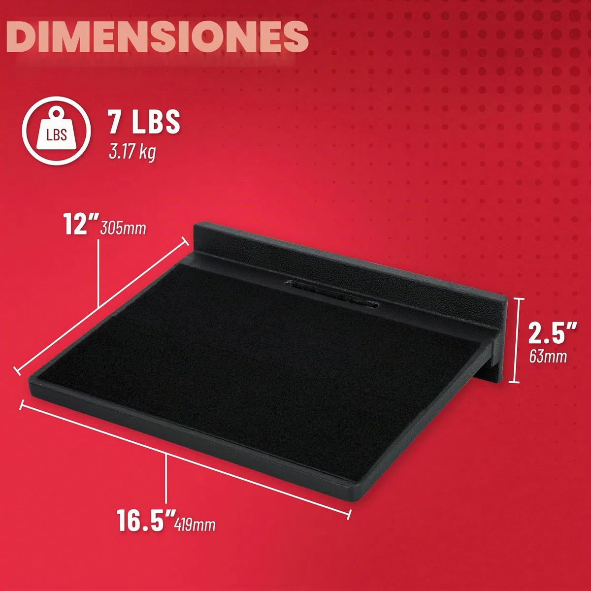 Gator Cases Pedalboard de Madera con Bolsa de Nylon y Bolsillo Externo. 18 x 12" (GPT-BLACK)