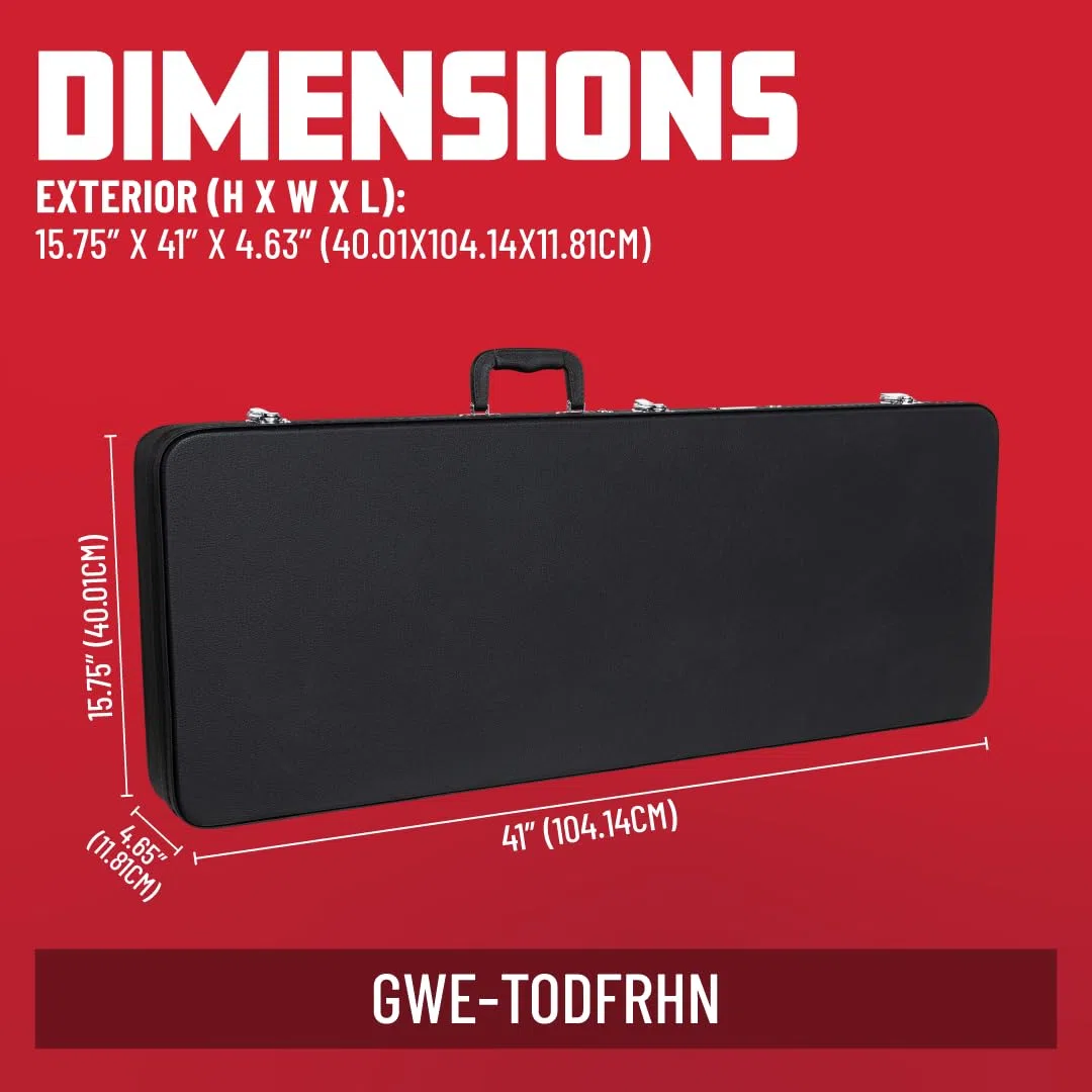 Gator Frameworks Funda para Guitarra Ibanez Tod y FRH | Negro (GWE-TODFRHN)