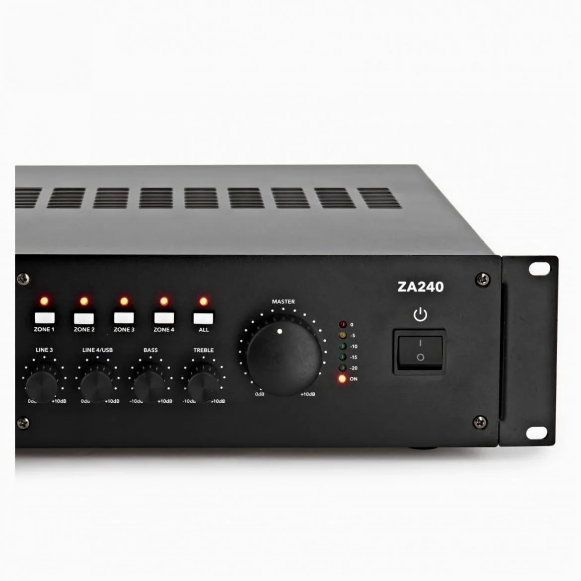 SubZero Amplificador de línea multizona de 240W con Bluetooth 100V